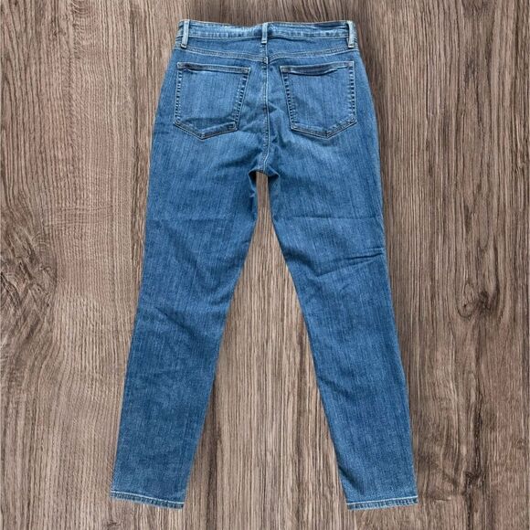 LOFT Curvy High Waist Skinny Jeans Classic Tapered Fit button Up Jeans Size 29/8 - Picture 2 of 9